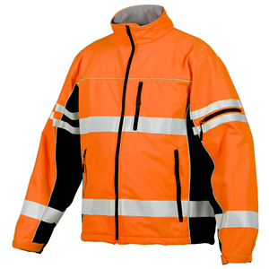 เสื้อแจ็คเก็ตทำงานฤดูหนาวแบบสะท้อนแสง Hi Vis พร้อมแถบสะท้อนแสง เสื้อแจ็คเก็ตทำงานแบบมีซิปสั่งทำพิเศษสำหรับผู้ชาย เสื้อแจ็คเก็ตนิรภัยสำหรับงานก่อสร้าง - Product Image 1