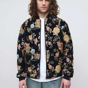Chaqueta Bomber de Moda para Hombre, Material de Poliéster y Algodón, Prenda Exterior Elegante y Cálida, Diseño Cómodo - Product Image 1