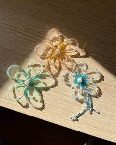 Porte-clés brodé de qualité supérieure avec des perles colorées faites à la main et de belles détails décoratifs - Product Image 5