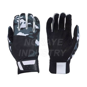 OEM sheepskin leather batting gloves men's batting gloves custom logo Batting Gloves Wholesale - Product Image 3