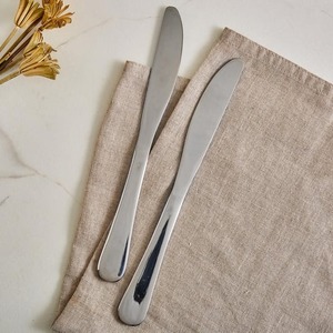 Stainless Steel <b>Steak</b> <b>Knives</b> Set High Mirror Polish Dishwasher Safe Minimalist Design for Wedding Flatware - Product Image 2