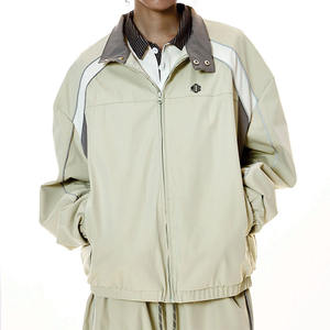 Veste de survêtement légère et tendance, coupe-vent sportif respirant à fermeture éclair intégrale, idéale pour l'entraînement décontracté – Fournisseur OEM de marques privées - Product Image 1