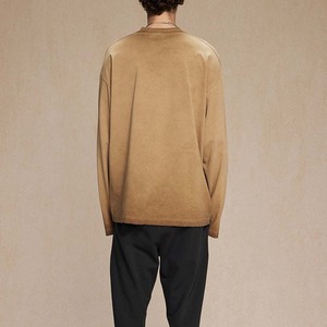 T-shirt imprimé sur mesure, vente en gros directe d'usine, haute qualité, 100% coton, manches longues, pour homme - Product Image 2