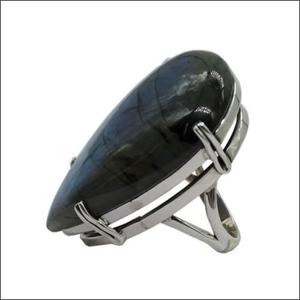 Superior Labradorite Gemstone <b>925</b> <b>Silver</b> <b>Ring</b> Fantastic <b>Ring</b> Labradorite <b>Rings</b> Pear Shape <b>Rings</b> Trendy Gemstone <b>Rings</b> - Product Image 1