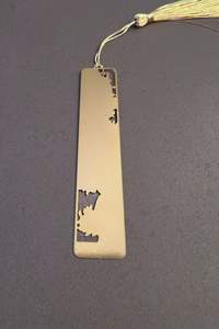 Marcapáginas Metálico Decorativo de Estilo Antiguo con Base Redonda de Mármol, Diseño Moderno, Gran Venta - Product Image 3