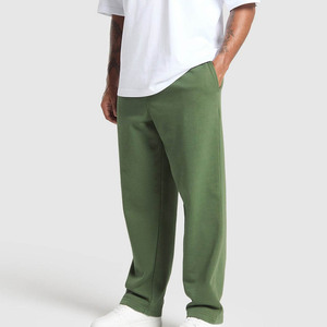 Pantalon de jogging streetwear pour homme à logo personnalisé, en toile légère délavée à l'acide, avec cordon de serrage, écologique, vente en gros à bas prix - Product Image 3