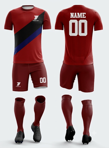 Camisetas de Fútbol Unisex Personalizadas, Sublimadas con Transferencia de Calor, Cuello Redondo/en V, Manga Corta, Secado Rápido, Transpirables, 100% - Product Image 6