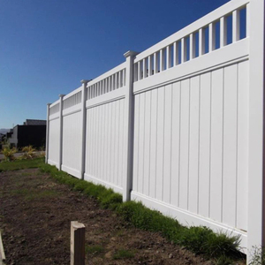 Free Maintenance UV protection Vinyl <b>Plastic</b> Pvc Privacy <b>Fence</b> for House - Product Image 3