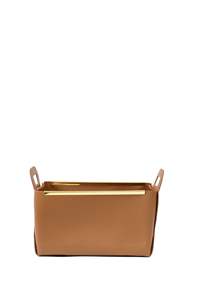 Organizador rectangular de cuero con asa para libros/accesorios, ideal para la oficina, escritorio o estantería, precio al por mayor. - Product Image 3