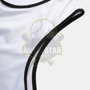 Camiseta sin Mangas Blanca para Hombre ANSIS STAR, Cuello Redondo, Tejido de Punto, Informal, Transpirable, Deportiva, con Estampado de Montaña por Sublimación - Product Image 4