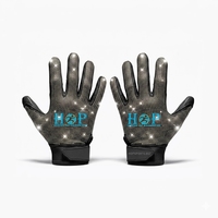 Nouveaux gants de football américain pour receveurs avec strass, tendance du moment, fabricant et fournisseur de gants de football américain, gants de receveur personnalisés