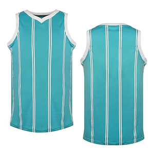 Men's Sleeveless Basketball Jersey Shorts Set Plus Size Custom V Neck Design Printed Customizable Front <b>Back</b> Logo 100% - Product Image 1