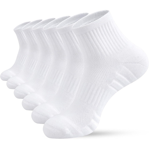 <b>Black</b> Ankle Running <b>Socks</b> with Lime Green Accents Breathable Knitted Sport <b>Socks</b> for Adults Summer Athletic Wear - Product Image 2