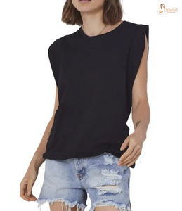 Camisetas de Mujer sin Mangas, Cuello Redondo, Tejidas a Mano, 100% Algodón, Secado Rápido, Casuales, Ligeras y Lisas - Product Image 2