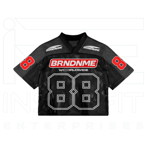 เสื้อยืดทรงบ็อกซี่สไตล์สตรีทแวร์ ลายซับลิเมชั่น ปักลายทักเกิลทวิลล์ ดีไซน์แฟชั่น เสื้อเจอร์ซีย์ฟุตบอลตาข่าย ผู้ชาย สไตล์วินเทจยุค 90 - Product Image 1