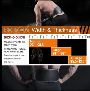 Cinturón de Levantamiento de Pesas de Cuero Genuino Personalizable de Diseño Popular, Estructura Reforzada, Capacidad de Carga de 1 lb - Product Image 6