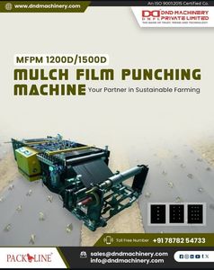 Machine de perforation automatique de film agricole MFPM 1500 D, machine de perforation de film plastique robuste - Product Image 3