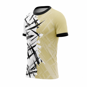 Maillot de sport respirant à manches courtes pour le football et la course, séchage rapide, anti-humidité, haute qualité, idéal pour l'été - Product Image 2