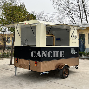 Mobile Pizza Fast Food Truck Fully Equipped BBQ Food Trailers With Full Kitchen Equipments for Sale Europe - Product Image 2