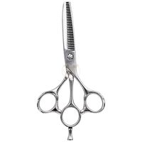 Ciseaux de coiffure professionnels de qualité supérieure pour texturiser et affiner les cheveux, 32 dents, acier inoxydable 440C, pour droitiers, manche long