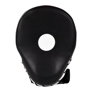 High Quality Customized Logo Punching Mitts Curved <b>Focus</b> <b>Pad</b> 14oz Leather Boxing Training UV Protection Comfortable Design - Product Image 3