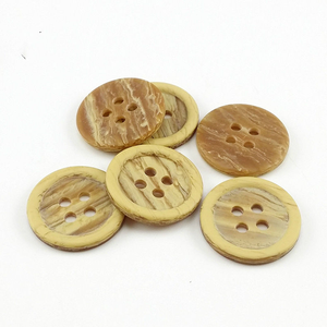 Botones de Madera de 9MM-38MM con Cuatro Agujeros, Botones Redondos para Tejer, para Camisas, Abrigos, Manualidades Naturales, Suministro de Fabricantes - Product Image 5