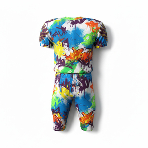 Uniforme de Fútbol Americano Deportivo, Antibacteriano, Cuello en V, Impresión por Sublimación, Elástico, Suave, Personalizado - Product Image 3