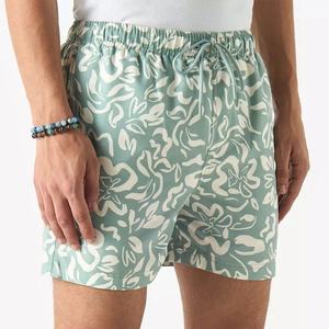 Shorts de bain pour hommes en polyester extensible, respirants et à séchage rapide, avec impression par sublimation, personnalisables, vente en gros - Product Image 6
