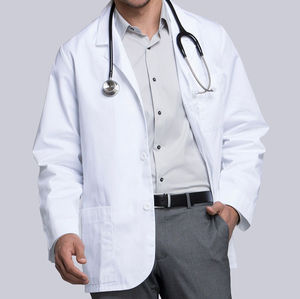 Bata de Laboratorio Médica Transpirable Unisex, Talla Grande, Uniforme de Hospital Ligero, Detección de Agujas, Material de Alta Calidad, Personalizable - Product Image 4