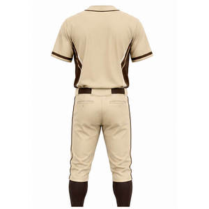 Custom <b>Baseball</b> Uniform 100% Polyester Breathable Quick Dry Team Jersey Set Premium Men's Sportswear Wholesale Manufacturer - Product Image 5