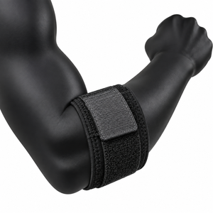Sangle de soutien ajustable en néoprène pour le coude de joueur de pickleball, avec coussinet de compression moulé, pour le soutien des tendinites de l'avant-bras - Product Image 4