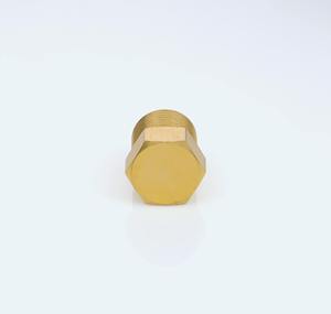 Tapón de Latón Reforzado de 3/8 Pulgadas con Rosca UNF 5/8-18, Clasificación de 700 PSI para Sistemas HVAC e Hidráulicos, Hecho en India - Product Image 4