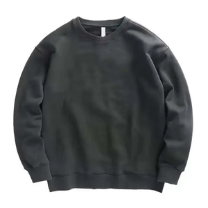 Mens OEM Heavyweight Cotton Fleece Sweatshirt Custom Embroidery Pullover Hoodie Private Label Unisex Casual Winter Wear - Product Image 6