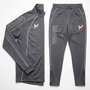 Conjunto Deportivo Personalizado para Hombre, Corte Ajustado, para Gimnasio, Correr, Trotar, Ropa Deportiva Transpirable, Maluza TrackSuit ProMax, EE. UU., Europa - Product Image 3