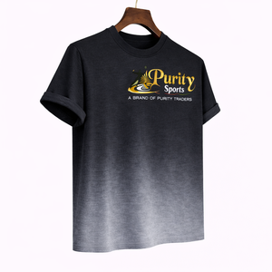 เสื้อยืดผู้ชายแบบสั่งทำพิเศษ Purity Sports ดีไซน์เฉพาะด้านหน้า แห้งเร็ว เป็นมิตรกับสิ่งแวดล้อม ระบายอากาศได้ดี ผ้าฝ้าย 100% แขนสั้น - Product Image 2