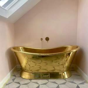 Bañera de Cobre de Lujo, Calidad Hotelera, Bañera de Metal Sólido para Villa, Spa en Casa y Diseño de Baño Premium - Product Image 3