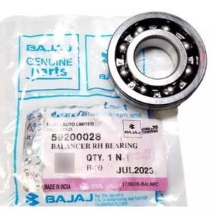 Rodamiento de equilibrio derecho 59200028 6204N compatible con piezas de auto rickshaw BAJAJ RE Compact Maxima SixS D4S D4C - Product Image 1