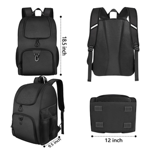 Sac à dos de basketball, sac de sport avec compartiment principal spacieux, espace de rangement pour ballons de basketball, poche séparée pour chaussures, plusieurs compartiments - Product Image 3