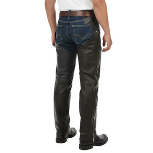 Premium Horse Riding <b>Half</b> Leather <b>Chaps</b> for Men and Customizable Lightweight Design with Breathable Design - Product Image 3