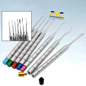 Ensemble d'élevateurs dentaires professionnels en titane, sept unités, pour les élévateurs Luxing et les interventions d'extraction dentaire minimale - Product Image 6