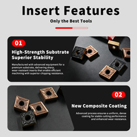 IRON ROOT Carbide Insert CNMG 120404 120408 120412 PF MA MM MS TG2155S TG4245S Sisipan Bubut Eksternal untuk MCLNR/L Tool Holder