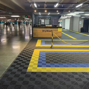 DIY Interlocking Garage Gym <b>plastic</b> Floor <b>Tiles</b> Free Flow Drainage <b>Tiles</b> - Product Image 6