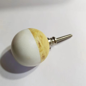 Tiradores de mármol decorativos de primera calidad, manijas elegantes de cajón y armario de nuevo diseño moderno para interiores elegantes para el hogar y la Oficina - Product Image 1