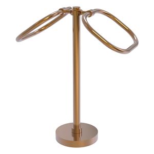 Porte-serviettes mural en laiton massif de qualité supérieure pour salle de bain, fait main, finition antique, en laiton pur. - Product Image 4