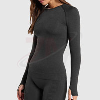T-shirt de compression pour femme, respirant, pour la course, le yoga et les séances de gym, vêtements de sport performants pour femme