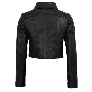 <b>GLOVES</b> City Body Fitted Long-sleeved Autumn Winter Jacket High CLASS Men's PREMIUM Leather <b>Wool</b> Motorcycle Jacket Leather - Product Image 6