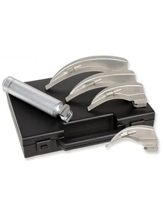 Laryngoscope manuel conventionnel à LED pour anesthésie, avec 9 lames (1 manche, 4 lames Macintosh, 5 lames Miller) - Product Image 3