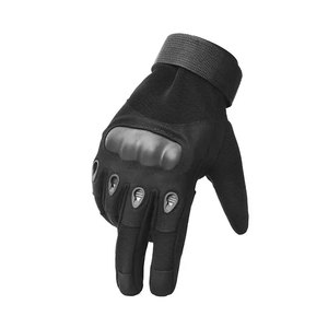 Gants de moto en PU personnalisés, écologiques, thermiques, imperméables, à écran tactile, à doigts entiers, longueur poignet, pour VTT - Product Image 1