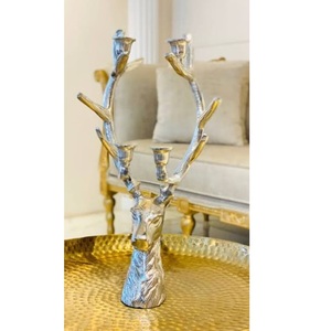Accessoires de décoration pour fête de Noël, porte-bougie en métal décoratif sculpté à la main, qualité durable, porte-bougie en métal - Product Image 5