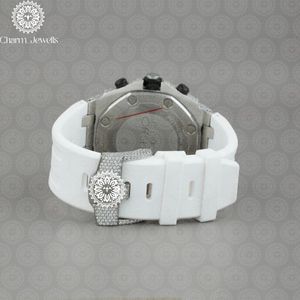 Reloj de Lujo para Hombre Charm Jewells, Caja de Acero Inoxidable de 40 mm, Detalles de Diamantes, Cristal de Zafiro, Movimiento Mecánico Analógico, 10 Bar - Product Image 2
